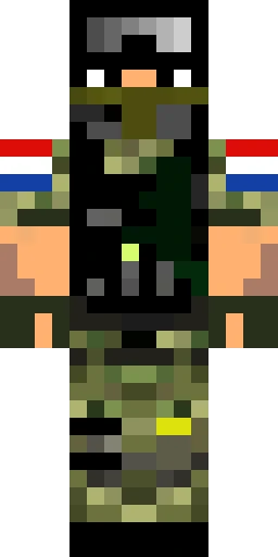 Военный скин Майнкрафт — скачать PNG бесплатно