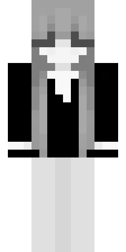 Серый скин Майнкрафт — скачать PNG бесплатно