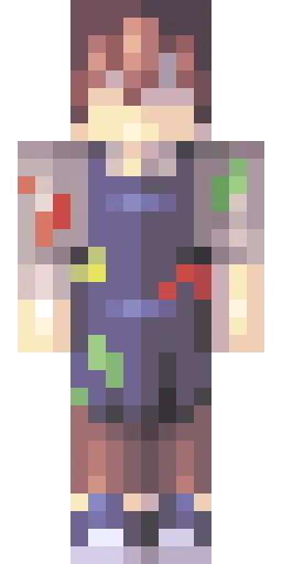 Серый скин Майнкрафт — скачать PNG бесплатно