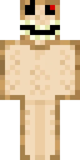 Страшный скин Майнкрафт — скачать PNG бесплатно