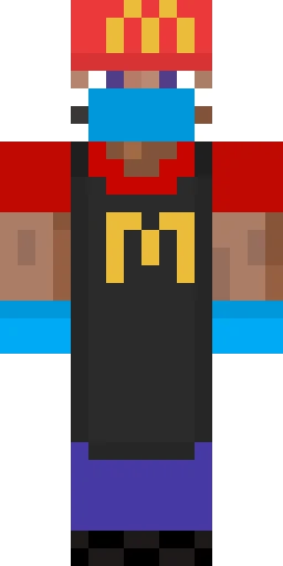 В маске скин Майнкрафт — скачать PNG бесплатно