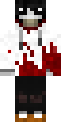 Страшный скин Майнкрафт — скачать PNG бесплатно