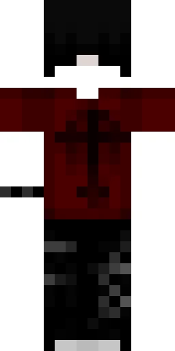 Чёрный скин Майнкрафт — скачать PNG бесплатно