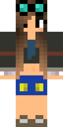 Милый скин Майнкрафт — скачать PNG бесплатно