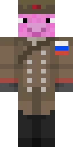 Свинья скин Майнкрафт — скачать PNG бесплатно