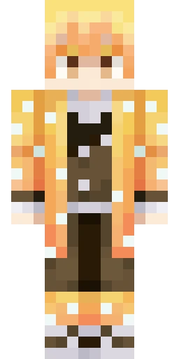 Жёлтый скин Майнкрафт — скачать PNG бесплатно
