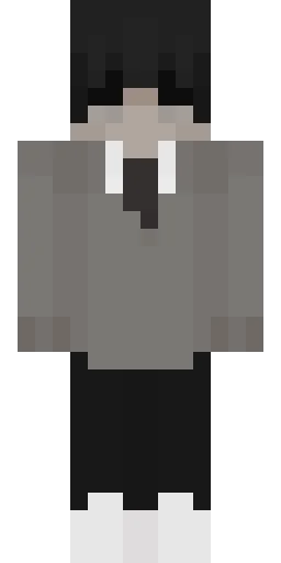 Серый скин Майнкрафт — скачать PNG бесплатно