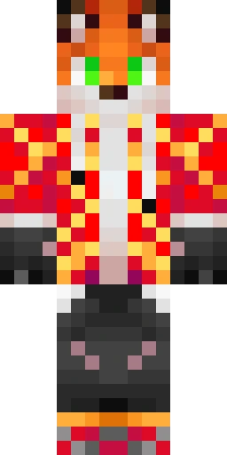 Лиса скин Майнкрафт — скачать PNG бесплатно