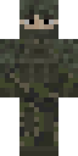 Военный скин Майнкрафт — скачать PNG бесплатно