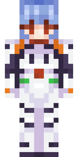 Синий скин Майнкрафт — скачать PNG бесплатно