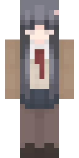 Аниме скин Майнкрафт — скачать PNG бесплатно