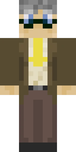 В пальто скин Майнкрафт — скачать PNG бесплатно