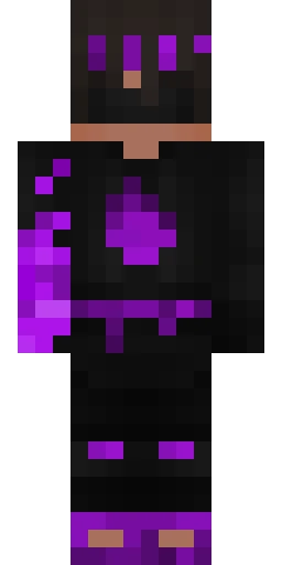 Фиолетовый скин Майнкрафт — скачать PNG бесплатно