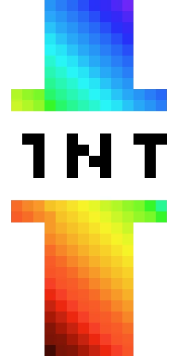 Радужный скин Майнкрафт — скачать PNG бесплатно