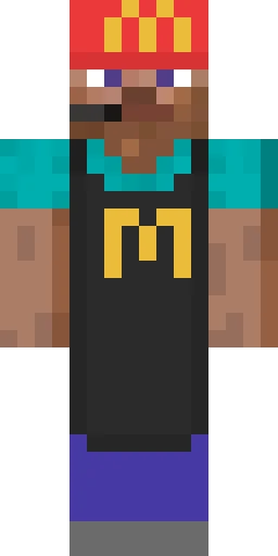 Синий скин Майнкрафт — скачать PNG бесплатно
