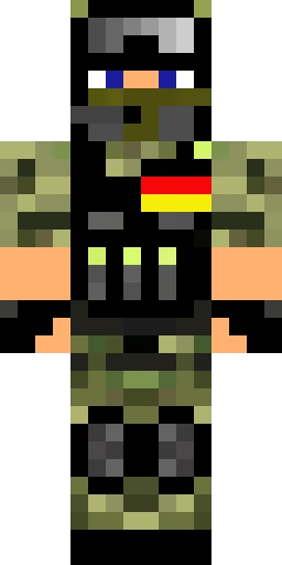 Военный скин Майнкрафт — скачать PNG бесплатно