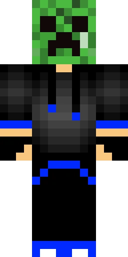 В маске скин Майнкрафт — скачать PNG бесплатно