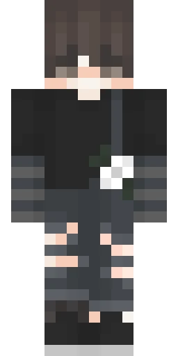 Серый скин Майнкрафт — скачать PNG бесплатно