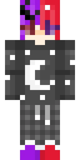 Тёмный скин Майнкрафт — скачать PNG бесплатно