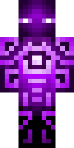 Фиолетовый скин Майнкрафт — скачать PNG бесплатно