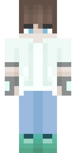 Аниме скин Майнкрафт — скачать PNG бесплатно