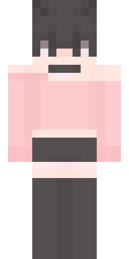 Фембой скин Майнкрафт — скачать PNG бесплатно