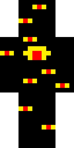 Страшный скин Майнкрафт — скачать PNG бесплатно