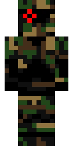 Военный скин Майнкрафт — скачать PNG бесплатно