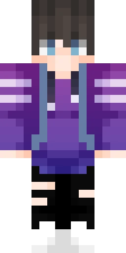 Фиолетовый скин Майнкрафт — скачать PNG бесплатно
