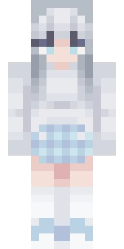 Серый скин Майнкрафт — скачать PNG бесплатно