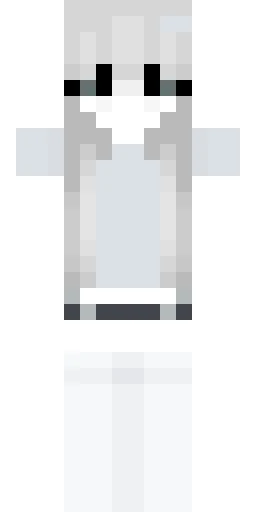 Белый скин Майнкрафт — скачать PNG бесплатно