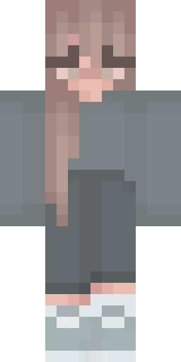 Серый скин Майнкрафт — скачать PNG бесплатно
