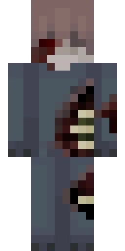 Страшный скин Майнкрафт — скачать PNG бесплатно