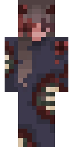Страшный скин Майнкрафт — скачать PNG бесплатно