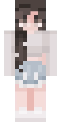 Серый скин Майнкрафт — скачать PNG бесплатно
