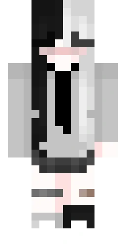 Серый скин Майнкрафт — скачать PNG бесплатно