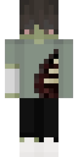 Страшный скин Майнкрафт — скачать PNG бесплатно