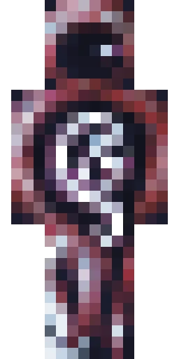 Страшный скин Майнкрафт — скачать PNG бесплатно