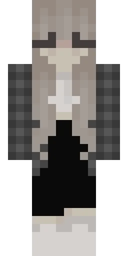Серый скин Майнкрафт — скачать PNG бесплатно