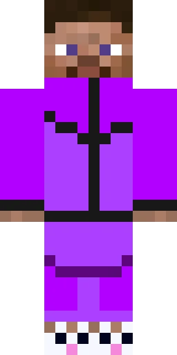 Фиолетовый скин Майнкрафт — скачать PNG бесплатно