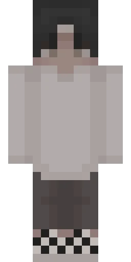 Серый скин Майнкрафт — скачать PNG бесплатно