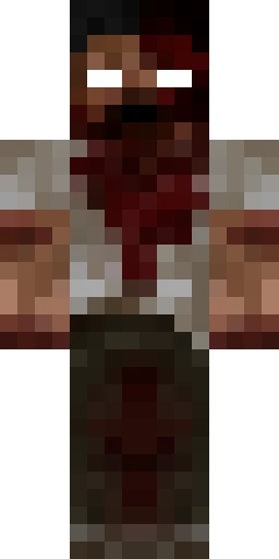 Страшный скин Майнкрафт — скачать PNG бесплатно