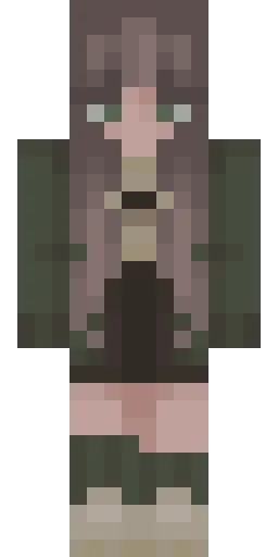 Зелёный скин Майнкрафт — скачать PNG бесплатно