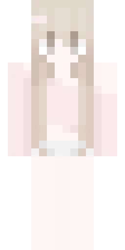 Белый скин Майнкрафт — скачать PNG бесплатно