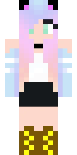 Кошка скин Майнкрафт — скачать PNG бесплатно