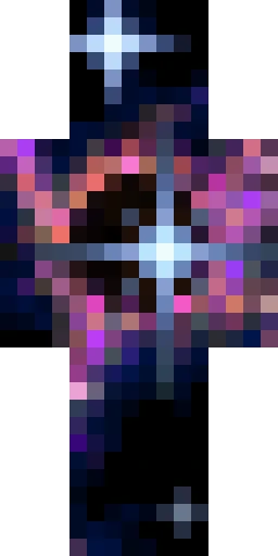 Фиолетовый скин Майнкрафт — скачать PNG бесплатно