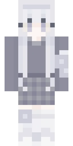 Серый скин Майнкрафт — скачать PNG бесплатно