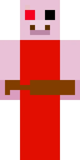 Свинья скин Майнкрафт — скачать PNG бесплатно