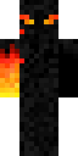 Огонь скин Майнкрафт — скачать PNG бесплатно
