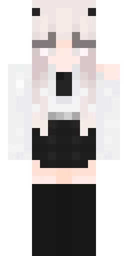 Белый скин Майнкрафт — скачать PNG бесплатно